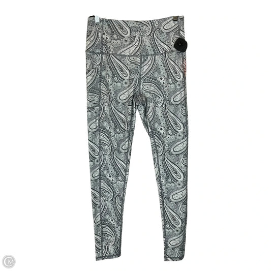Athletic Leggings By Vera Bradley In Grey, Size: M