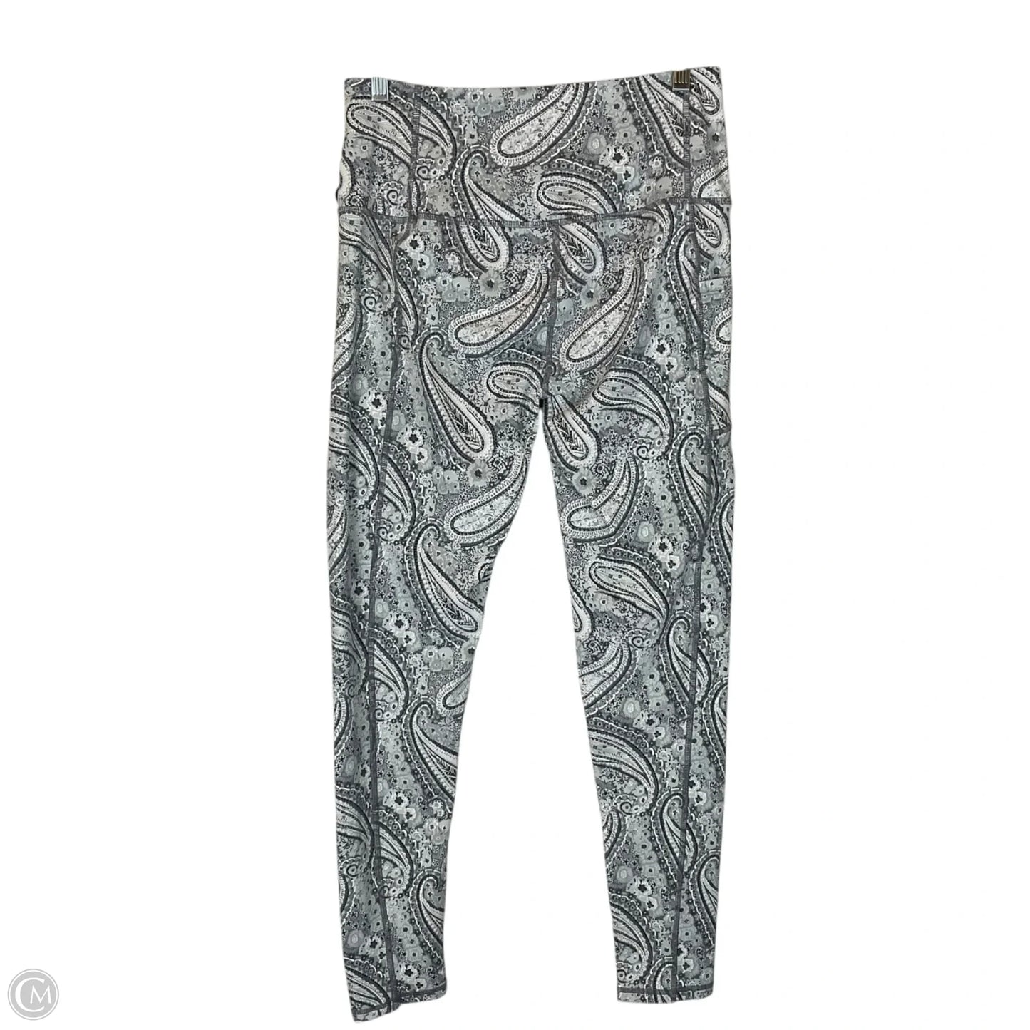 Athletic Leggings By Vera Bradley In Grey, Size: M