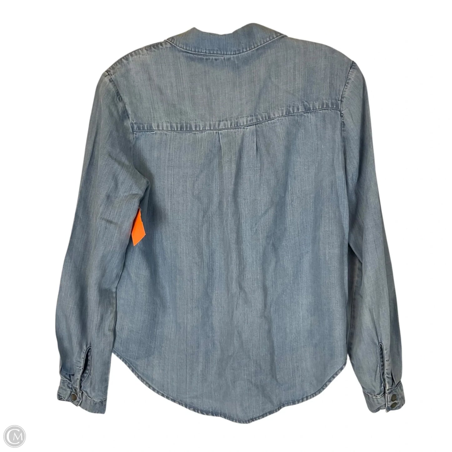 Top Long Sleeve By Cloth & Stone In Blue Denim, Size: Xs