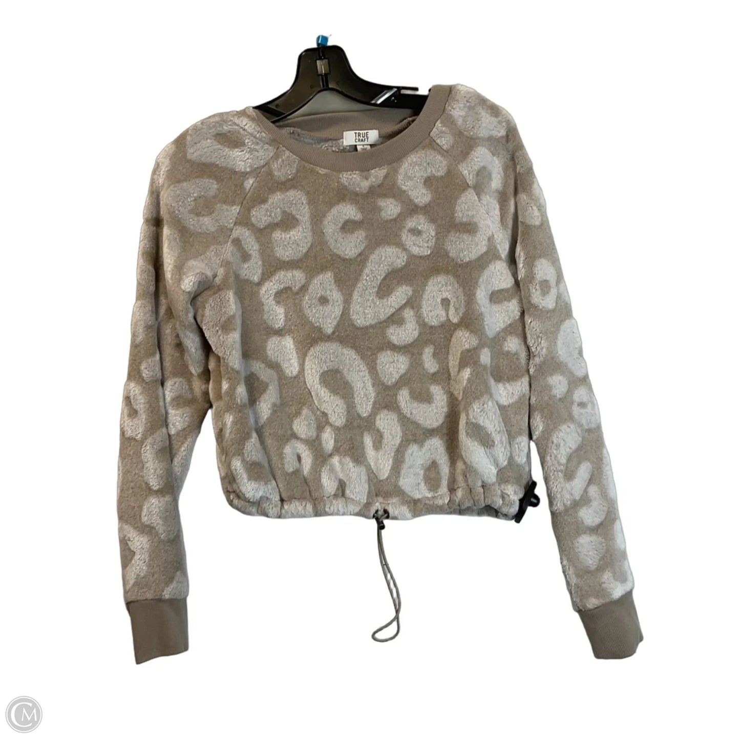 Sweatshirt Crewneck By True Craft In Tan, Size: S