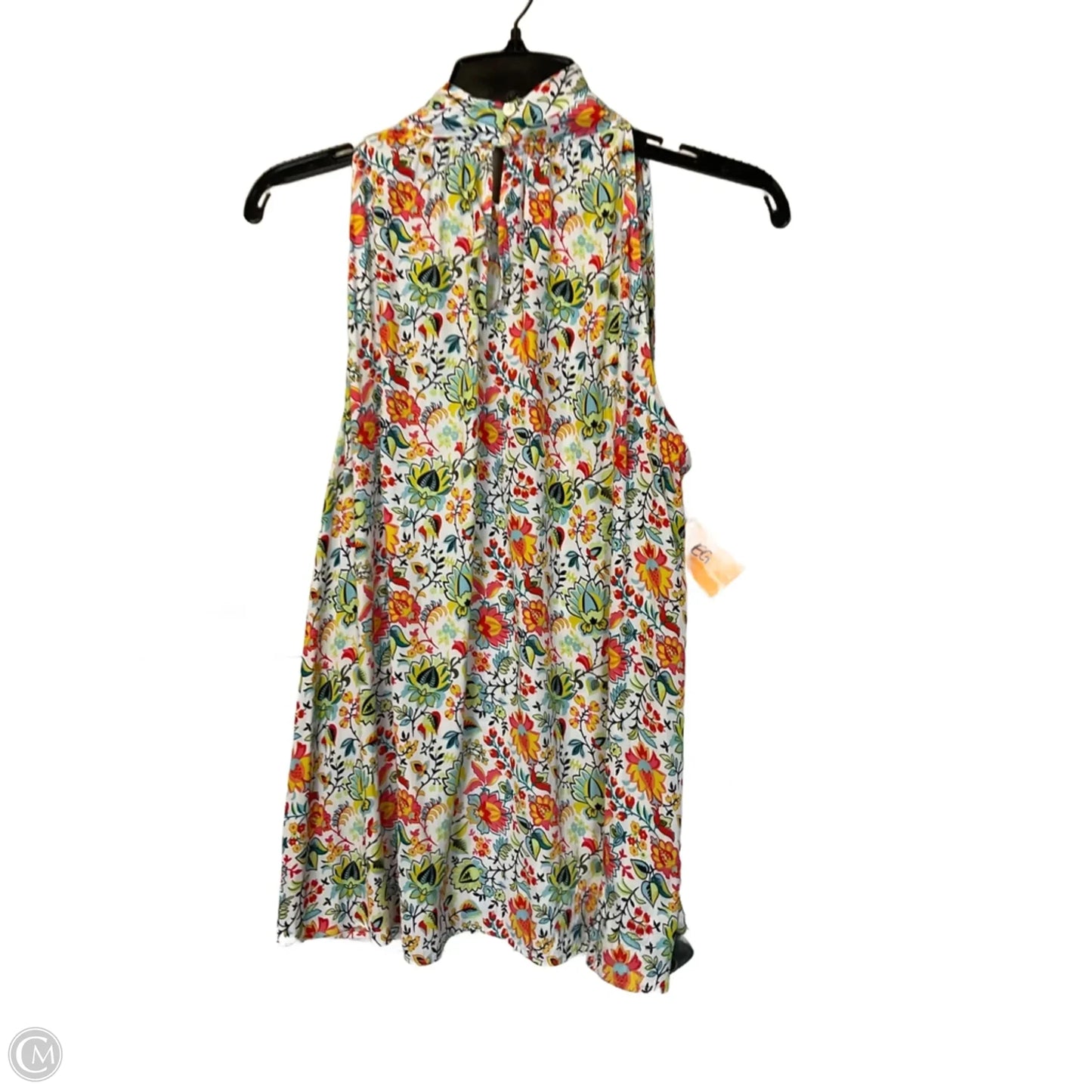 Top Sleeveless By Ann Taylor In Floral Print, Size: M