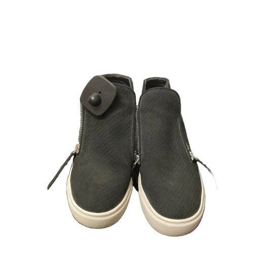 Shoes Heels Wedge By Steve Madden In Black, Size: 6