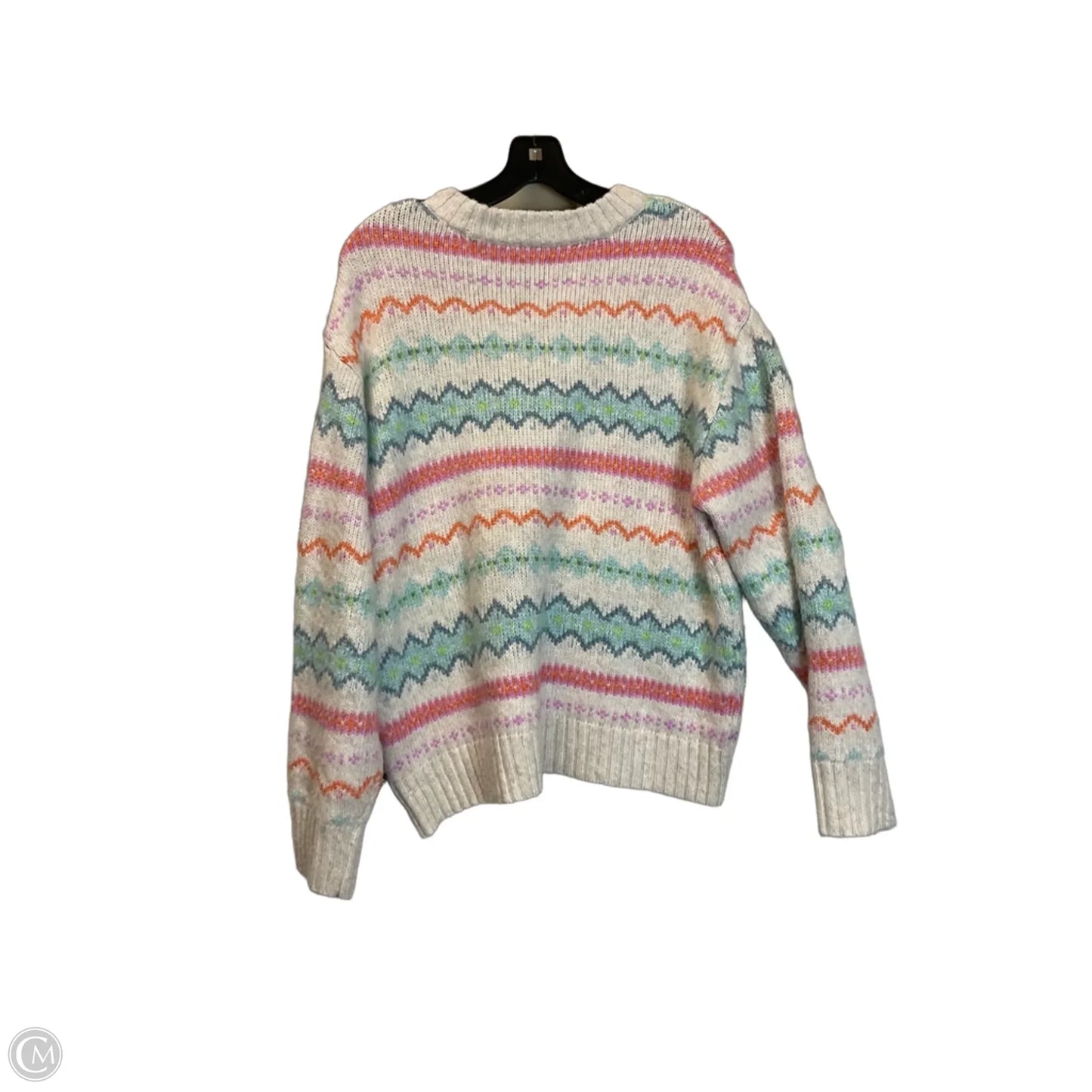 Sweater By American Eagle In White, Size: M