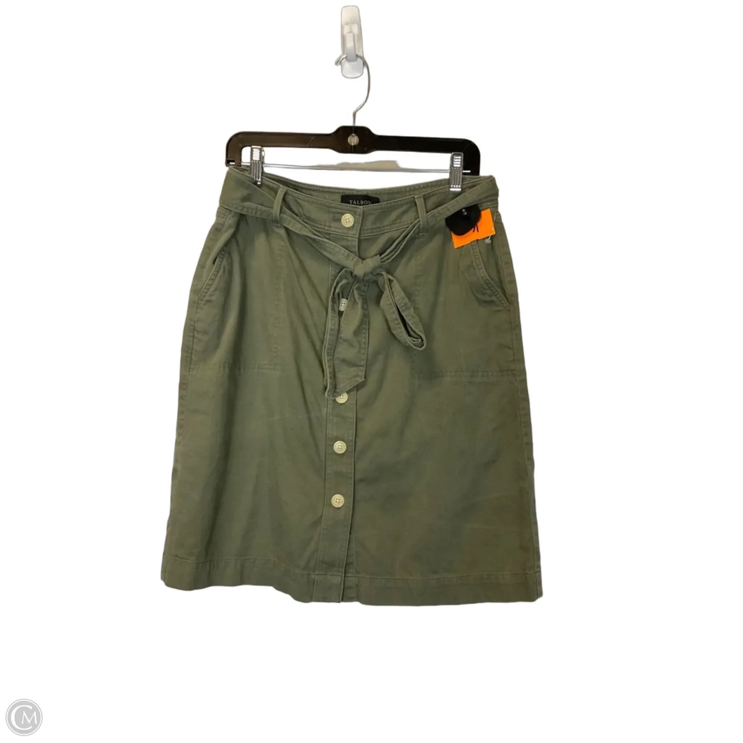 Skirt Midi By Talbots In Green, Size: 8