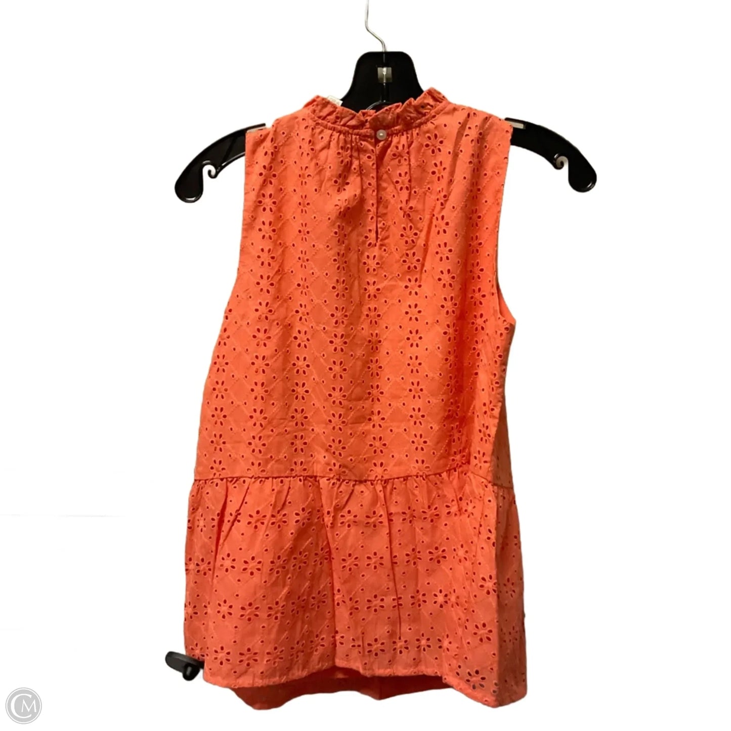 Top Sleeveless By Loft In Orange, Size: Sp