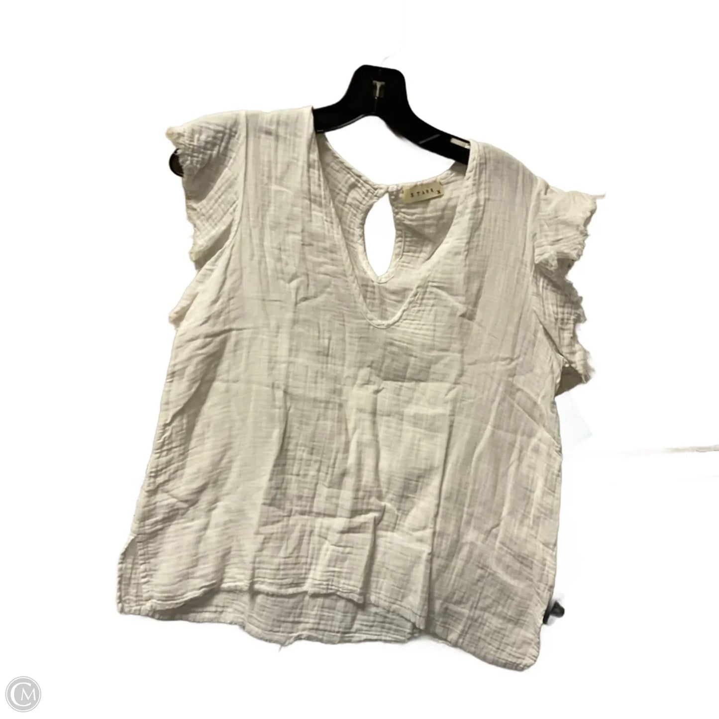 Top Sleeveless Basic By Cmc In White, Size: S