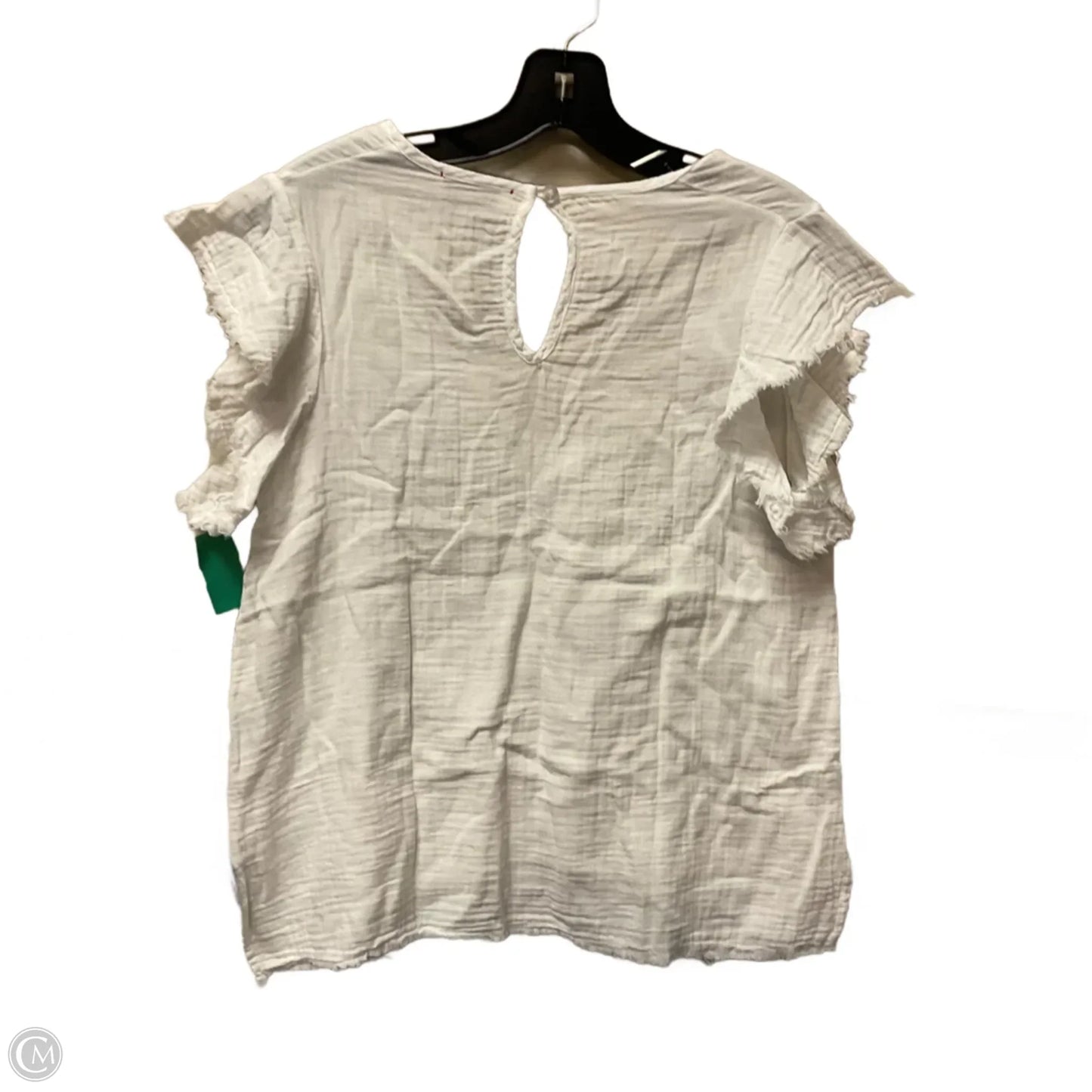 Top Sleeveless Basic By Cmc In White, Size: S