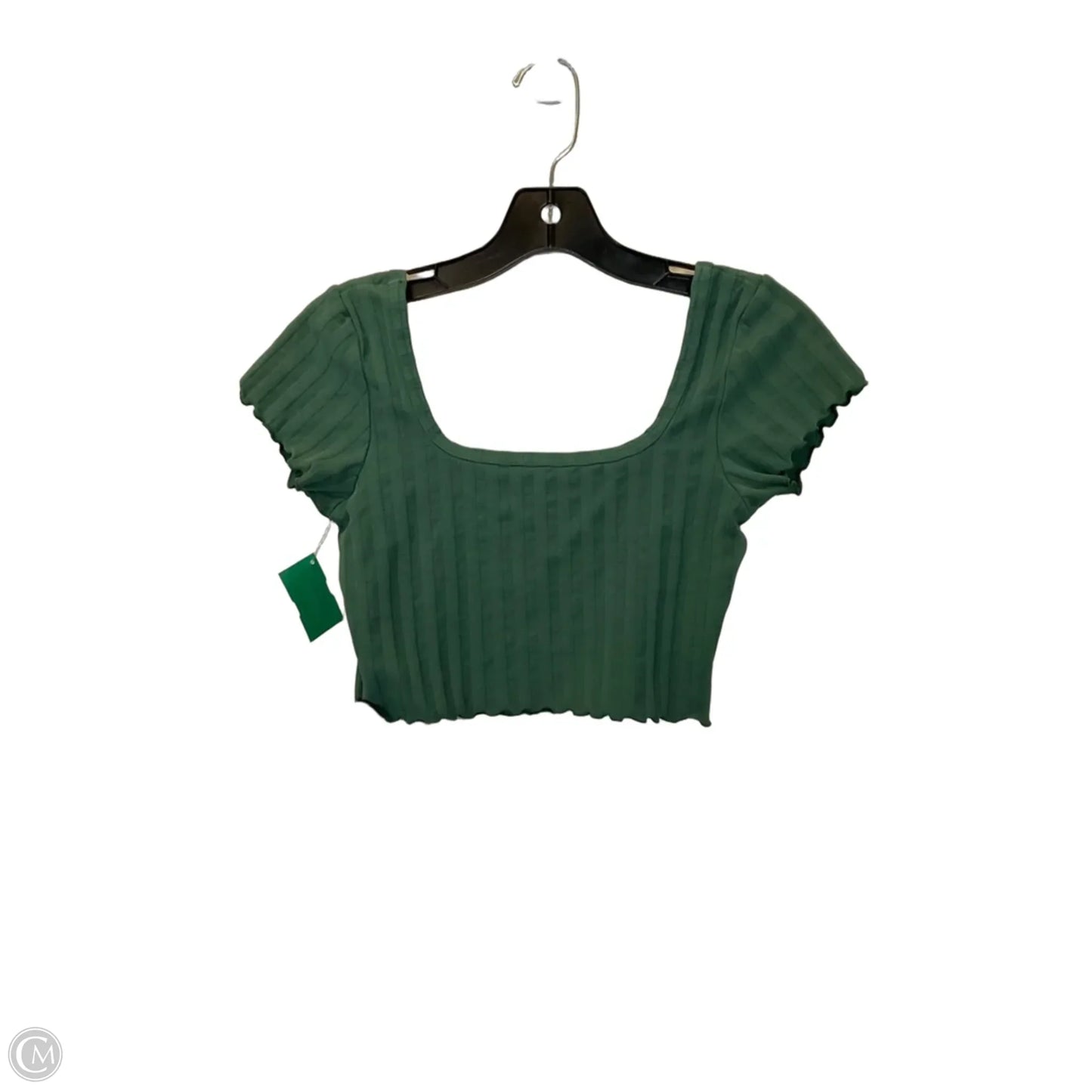Top Short Sleeve Basic By Aerie In Green, Size: S