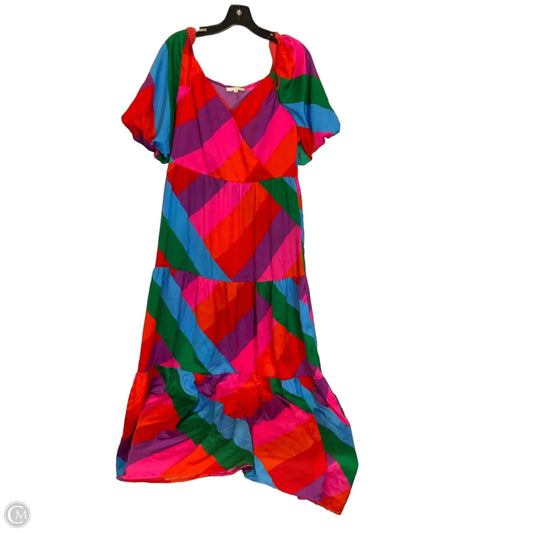 Dress Casual Maxi By Skies Are Blue In Red, Size: L