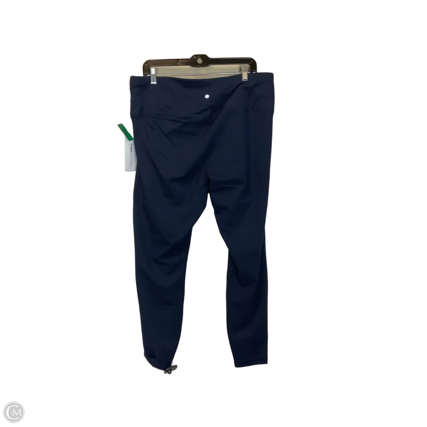 Athletic Leggings By Yogalicious In Blue, Size: 2x