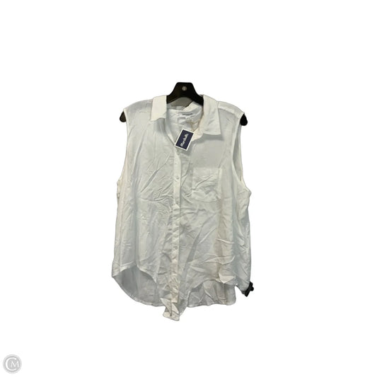 Top Sleeveless By Beachlunchlounge In White, Size: Xl