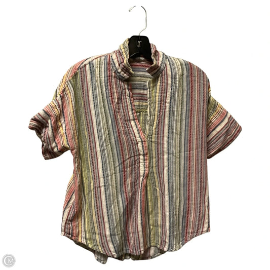 Top Short Sleeve By Pilcro In Multi-colored, Size: S