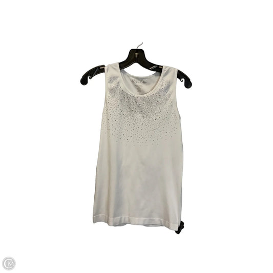 Top Sleeveless By Lc Lauren Conrad In White, Size: S