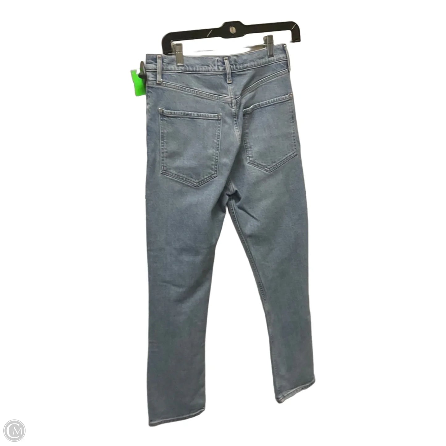 Jeans Straight By Agolde In Blue Denim, Size: 6