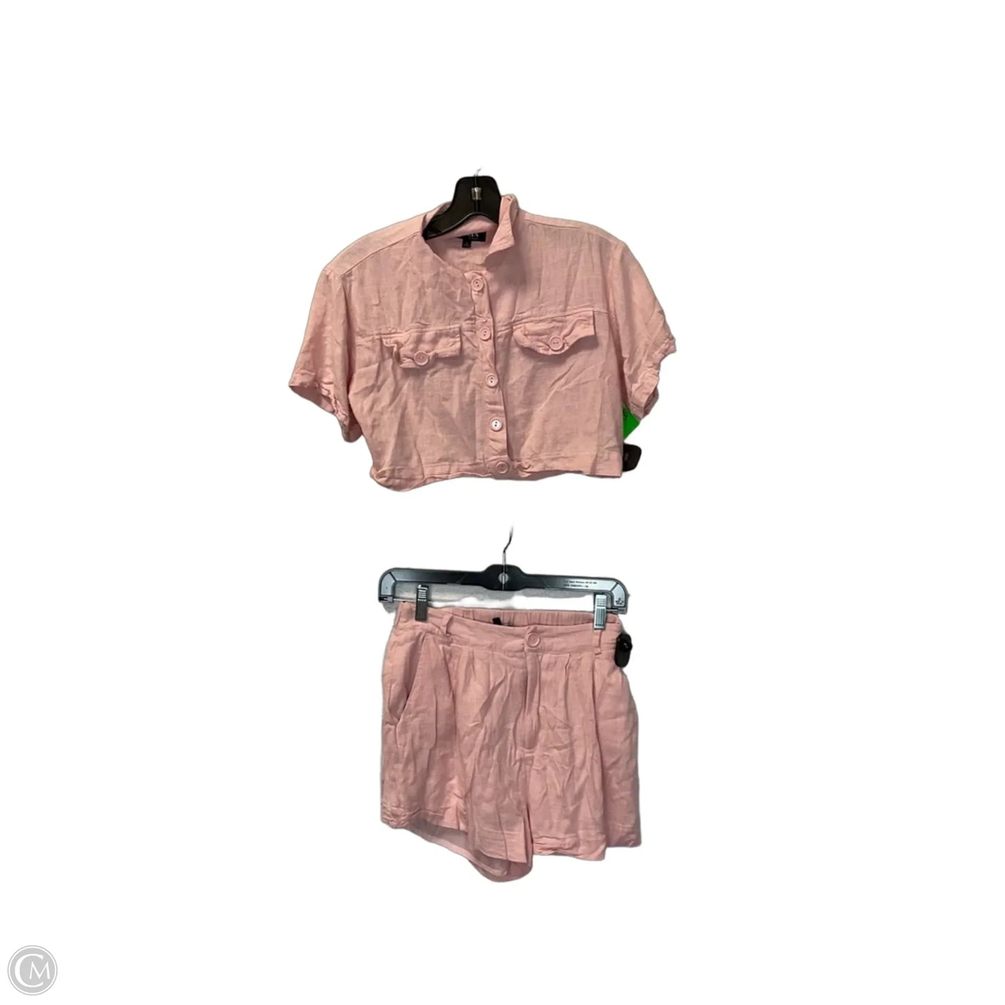 Shorts Set By Love J In Pink, Size: S
