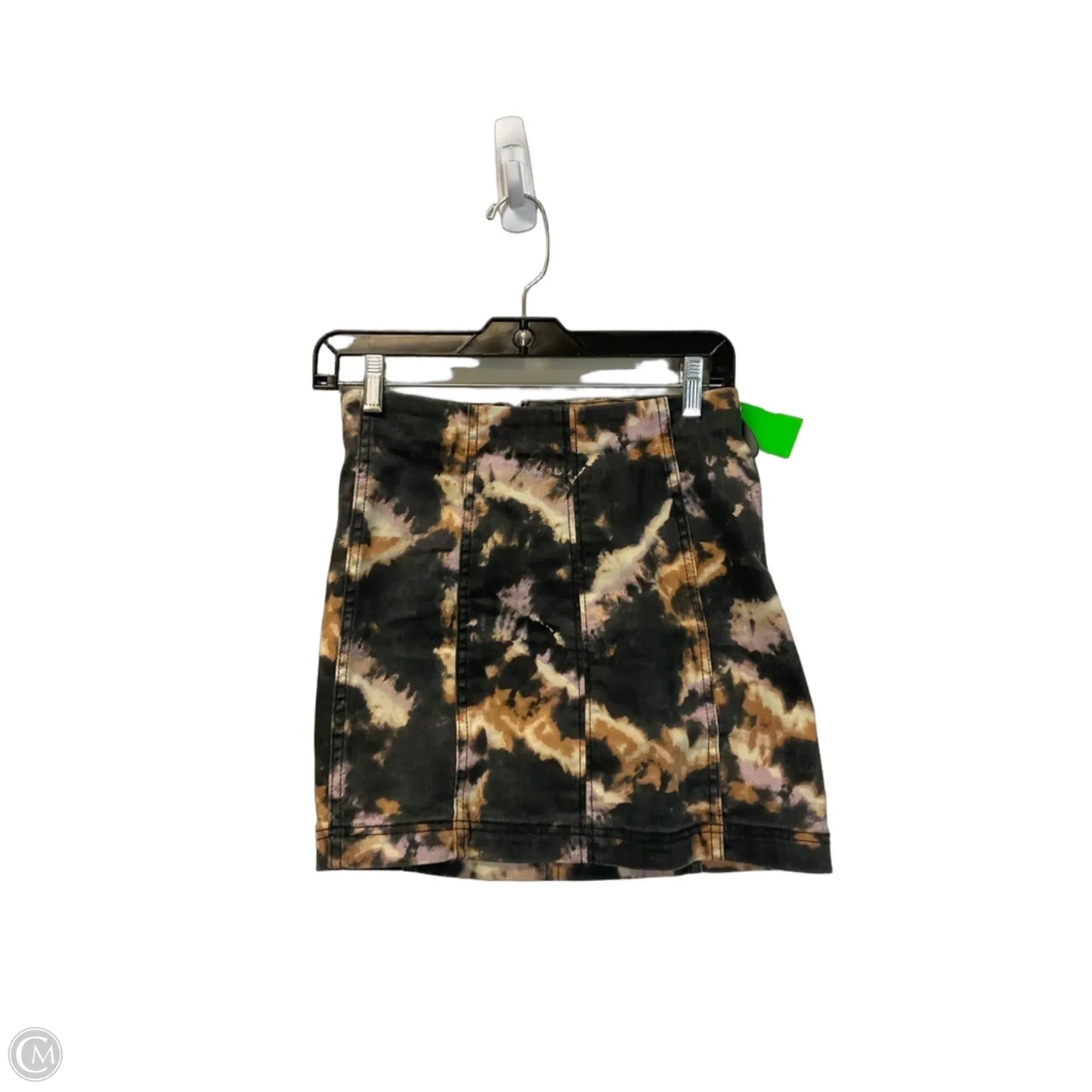 Skirt Mini & Short By Free People In Tie Dye Print, Size: 0