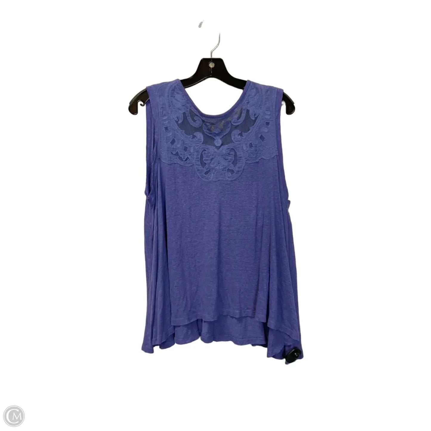 Top Sleeveless By Free People In Purple, Size: S