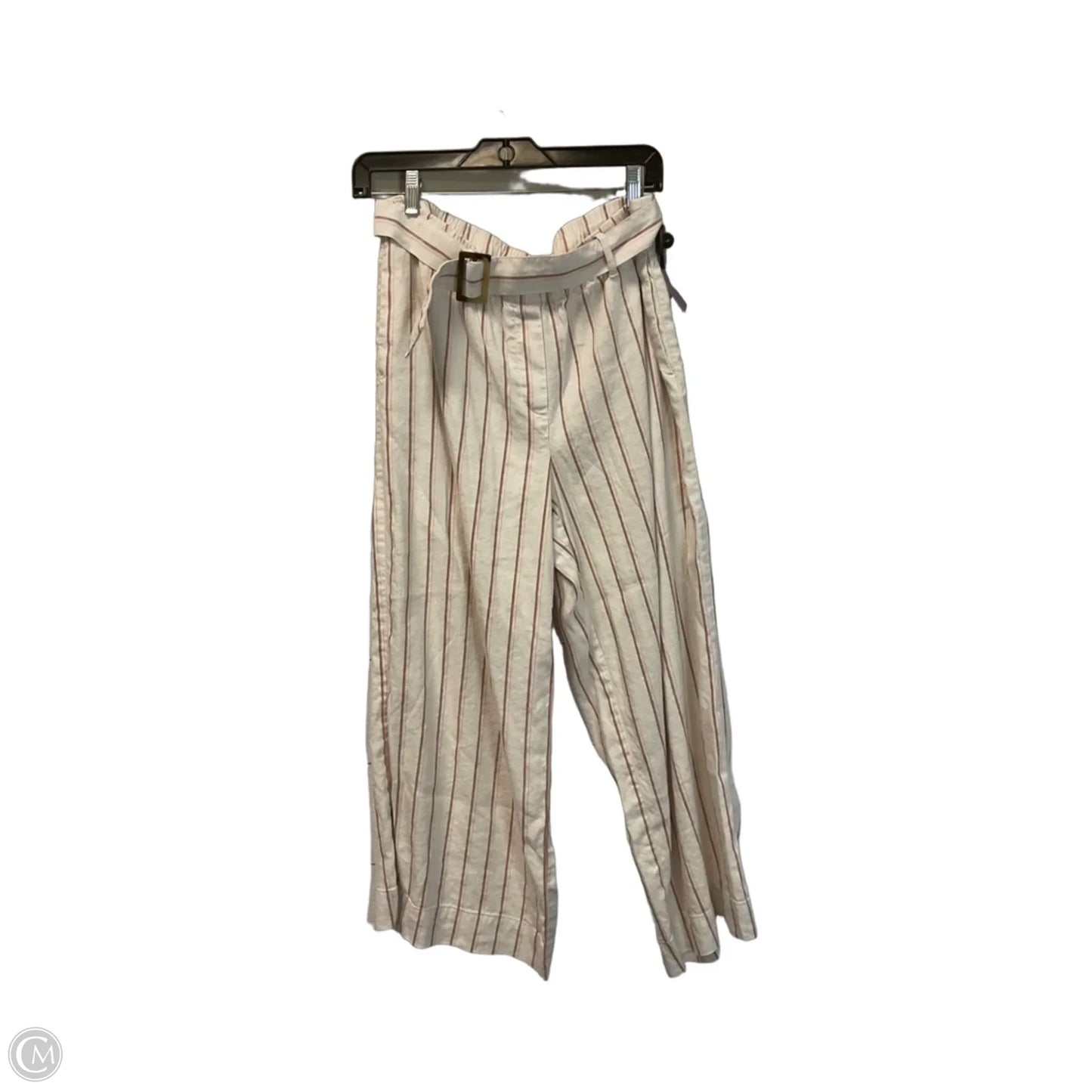 Pants Linen By J. Jill In Striped Pattern, Size: M