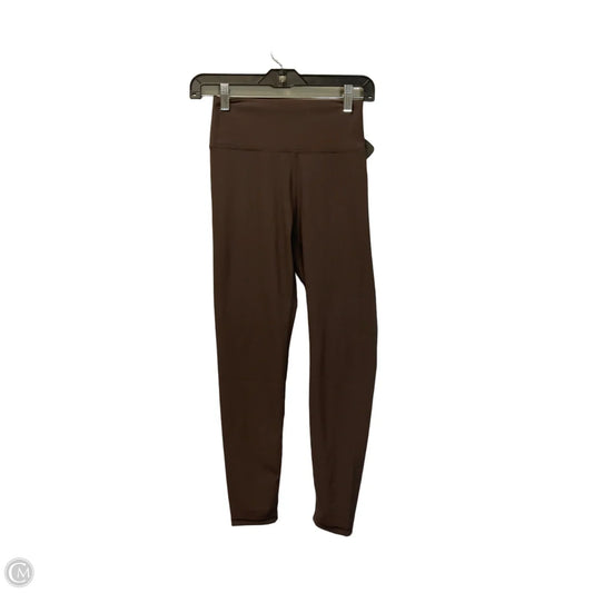 Athletic Leggings By Wilo In Brown, Size: S