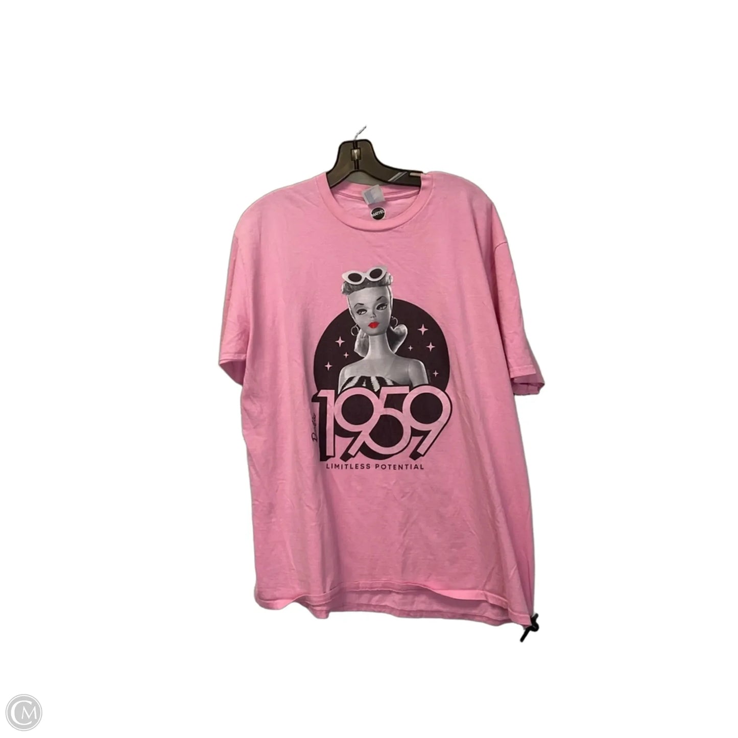 Top Short Sleeve Basic By Clothes Mentor In Pink, Size: Xl