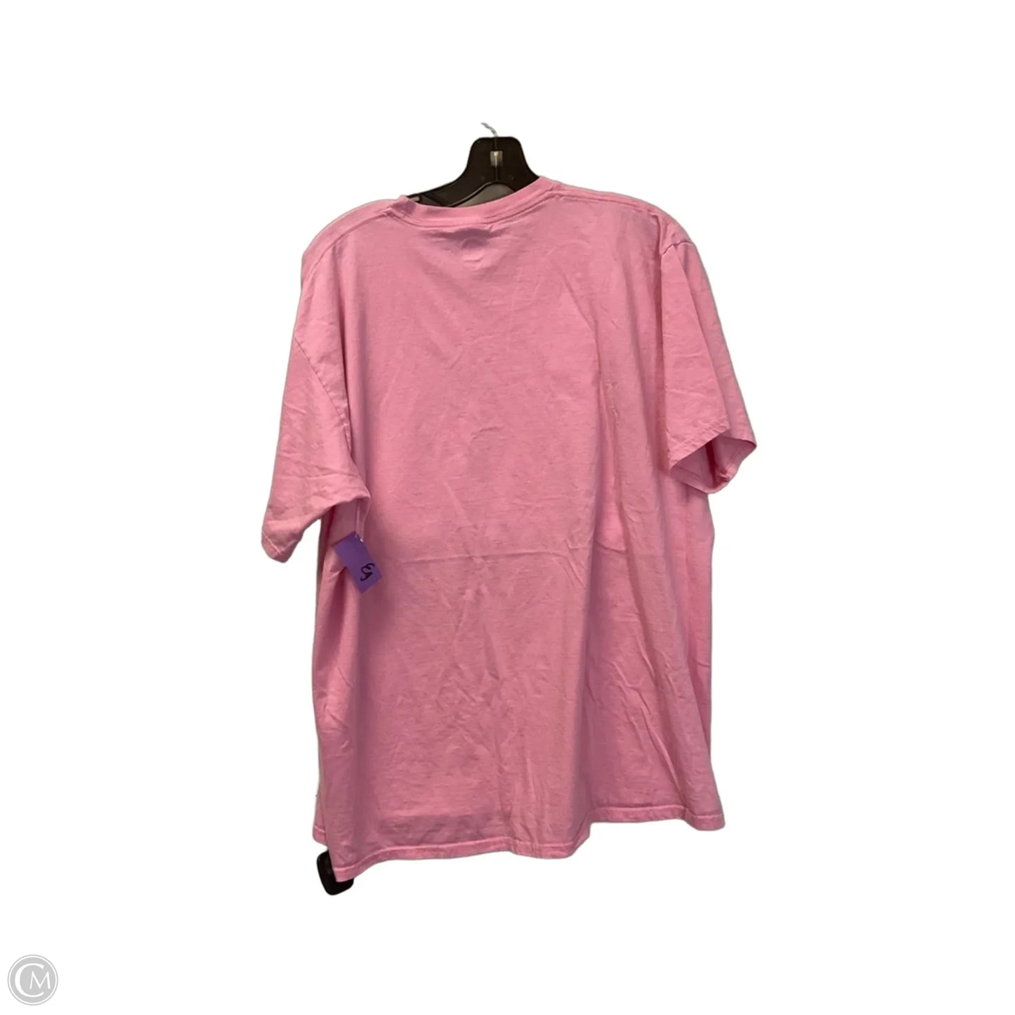 Top Short Sleeve Basic By Clothes Mentor In Pink, Size: Xl