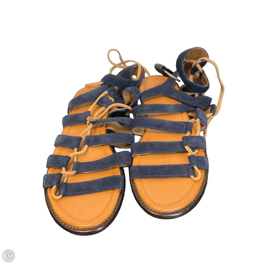 Sandals Designer By Frye In Blue, Size: 8.5