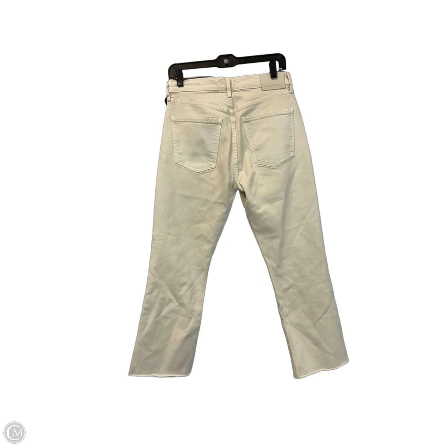 Jeans Straight By Citizens Of Humanity In Cream Denim, Size: 4