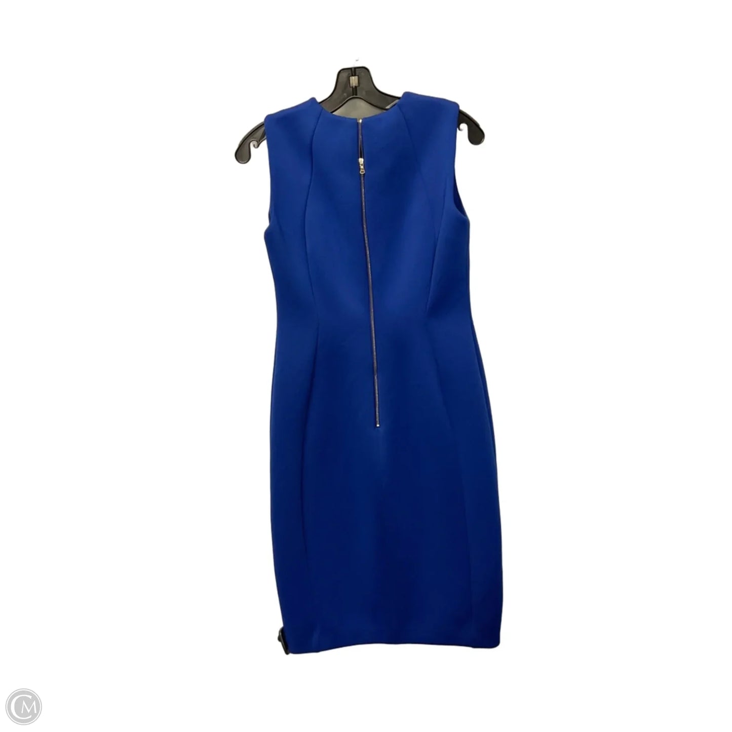 Dress Work By Calvin Klein In Blue, Size: M