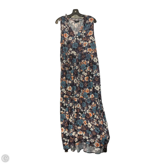 Dress Casual Maxi By Storia In Floral Print, Size: M