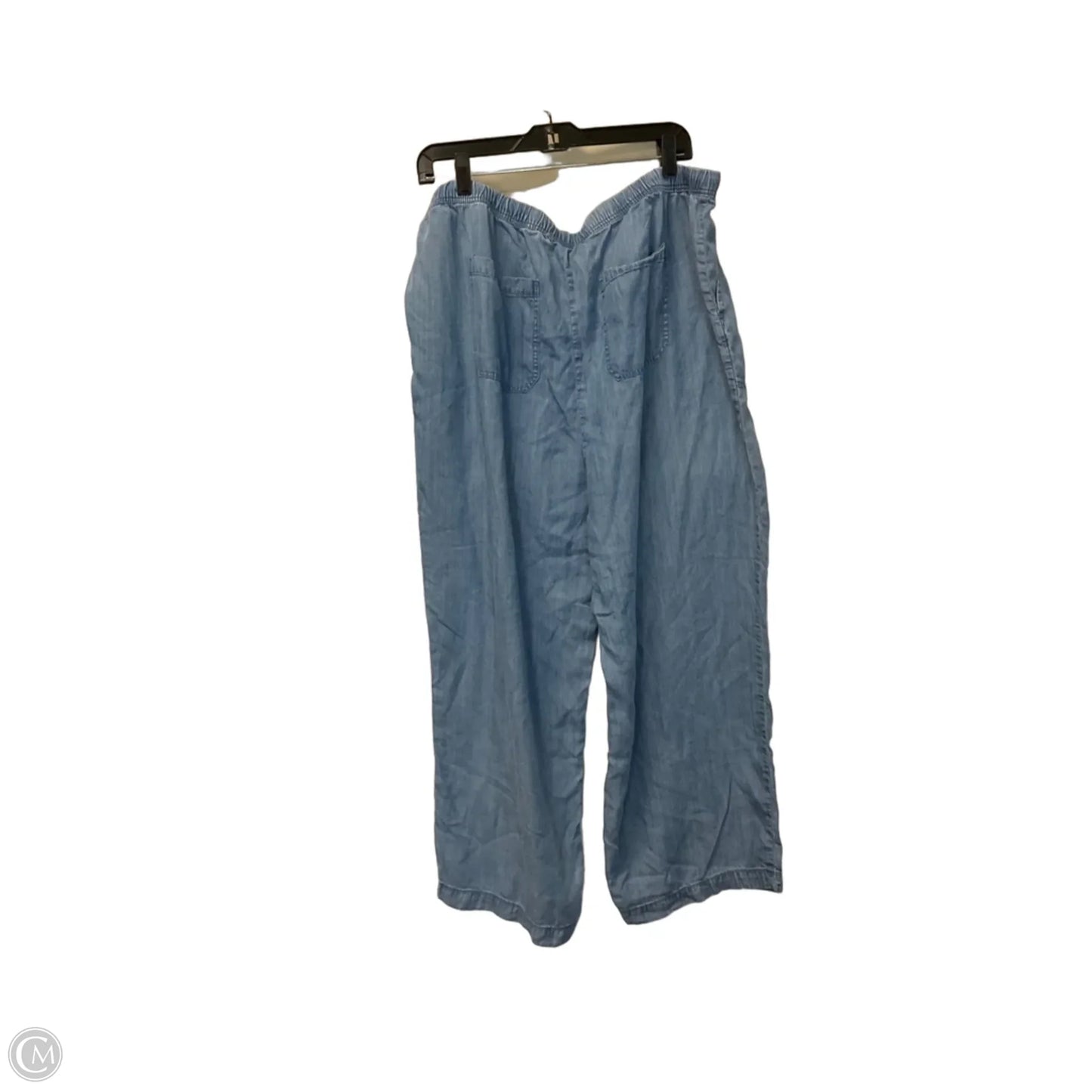 Jeans Straight By Beachlunchlounge In Blue Denim, Size: Xl