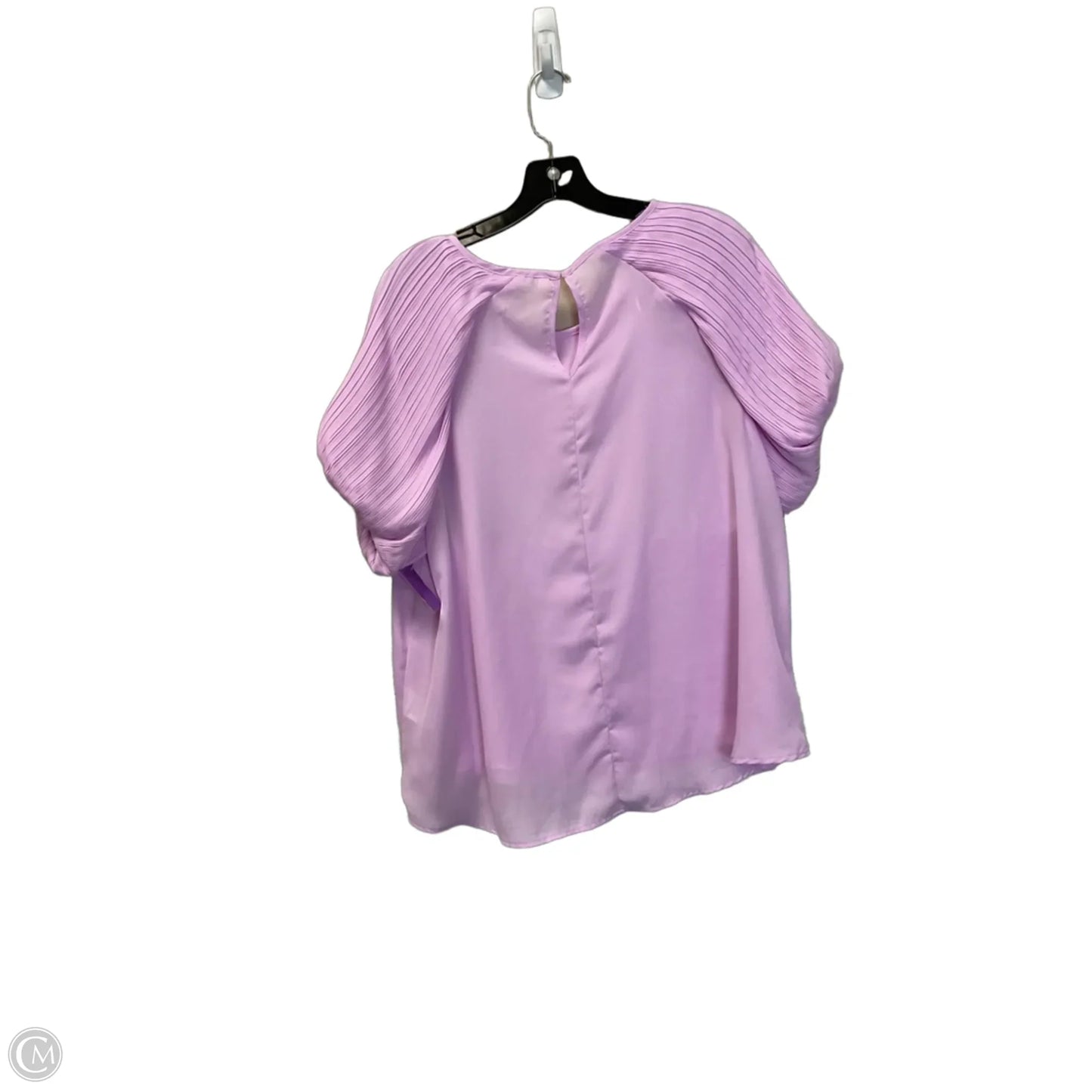 Top Short Sleeve Basic By Umgee In Purple, Size: M