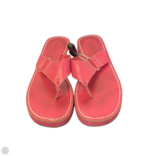 Sandals Flip Flops By Gianni Bini In Pink, Size: 9.5