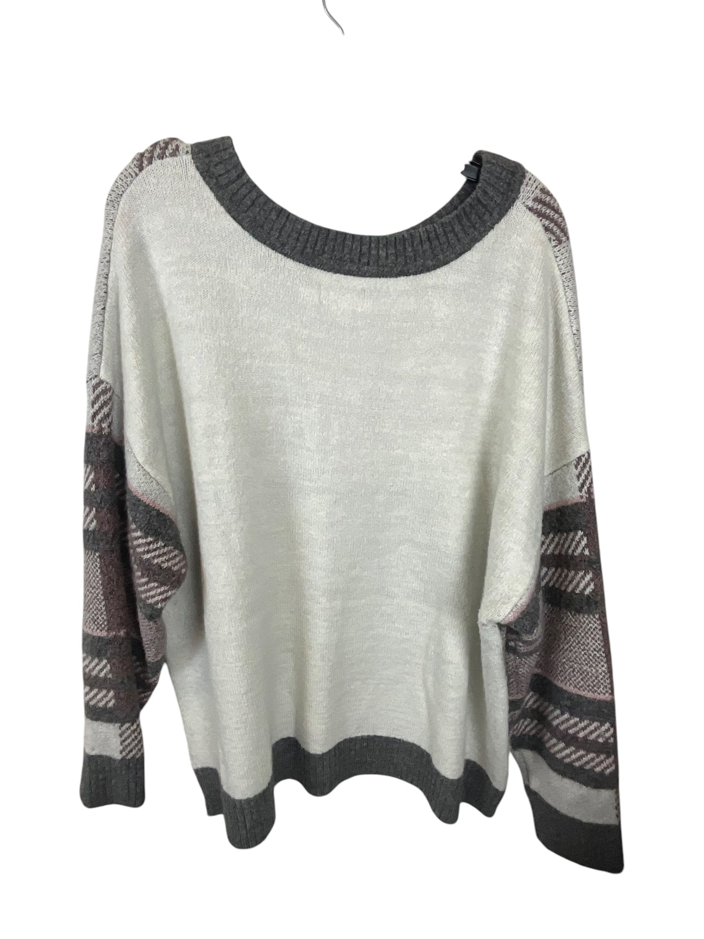 Sweater By Evri In Grey, Size: 2x