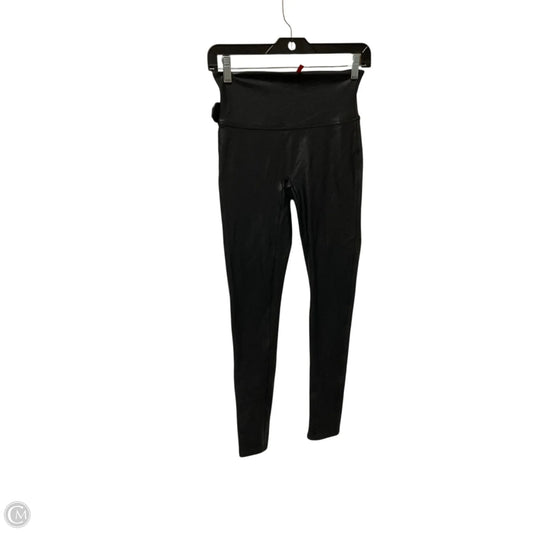 Athletic Leggings By Spanx In Black, Size: M