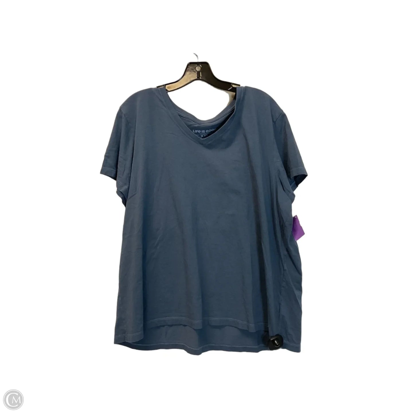 Top Short Sleeve Basic By Life Is Good In Blue, Size: Xxl