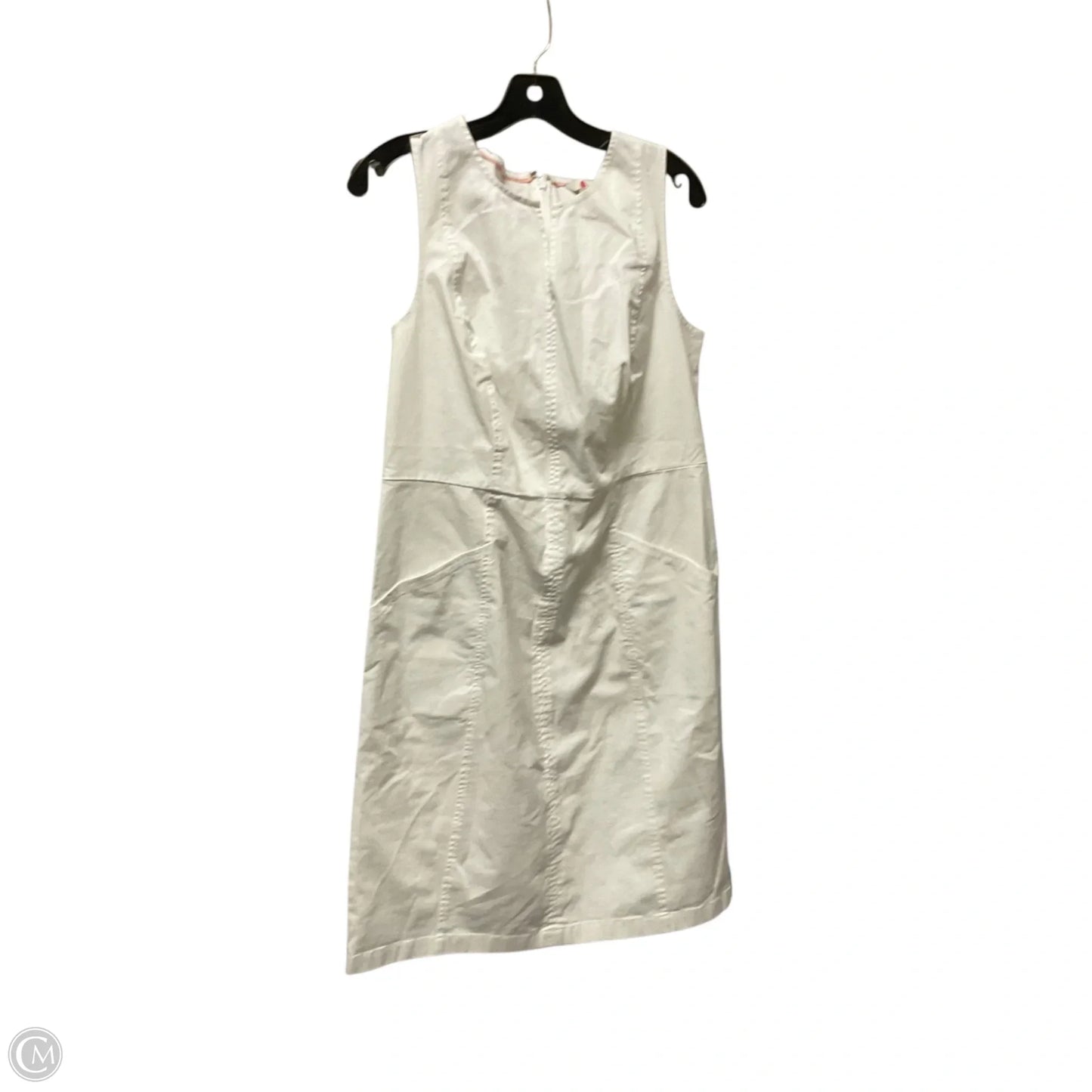 Dress Casual Midi By Boden In White, Size: 12