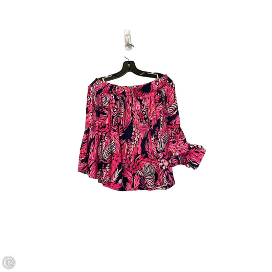 Top Long Sleeve Designer By Lilly Pulitzer In Multi-colored, Size: S