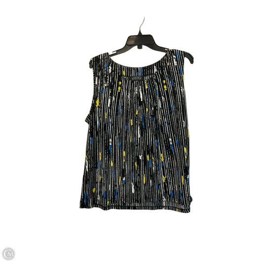 Top Sleeveless By Kasper In Black, Size: 2x
