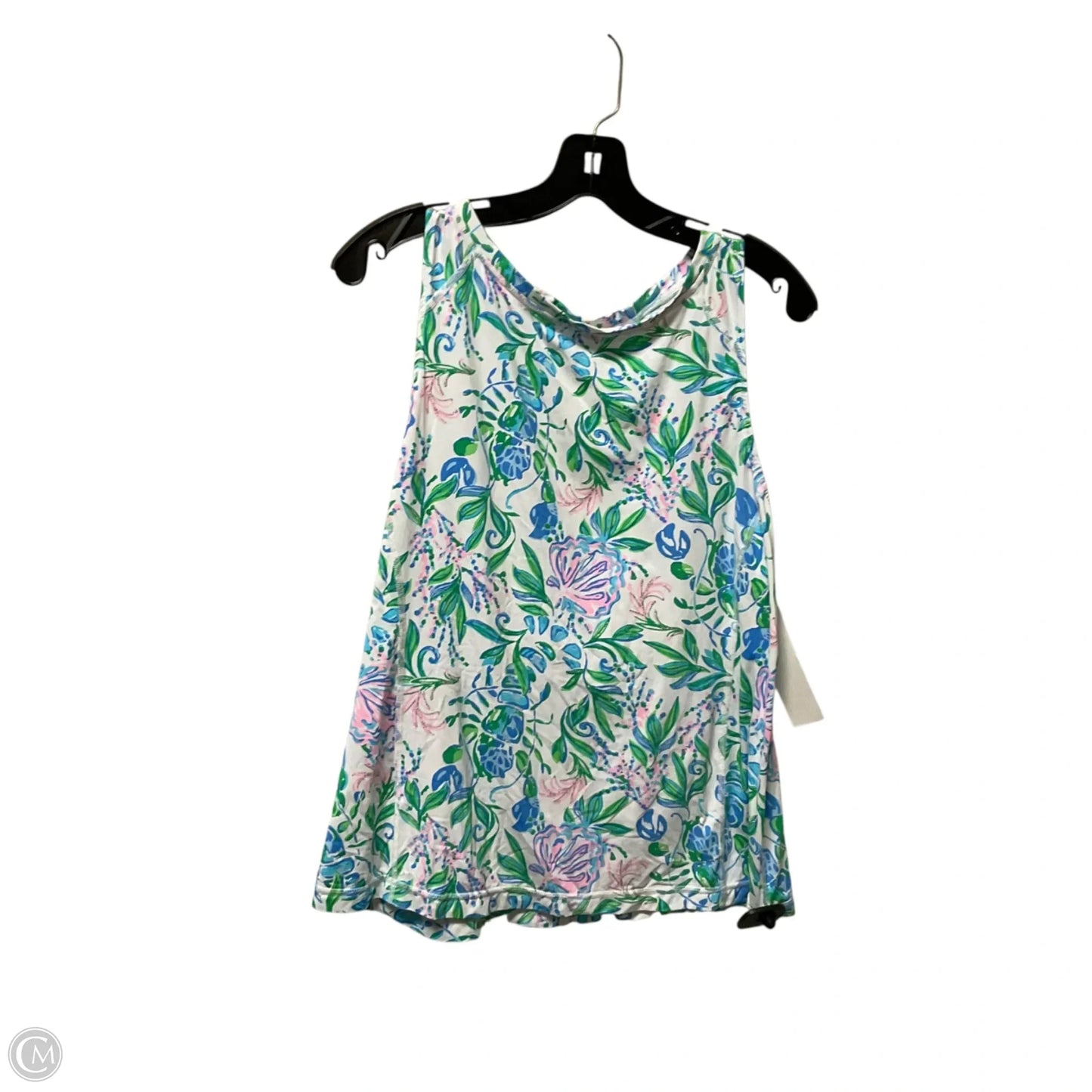 Top Sleeveless Designer By Lilly Pulitzer In White, Size: Xl