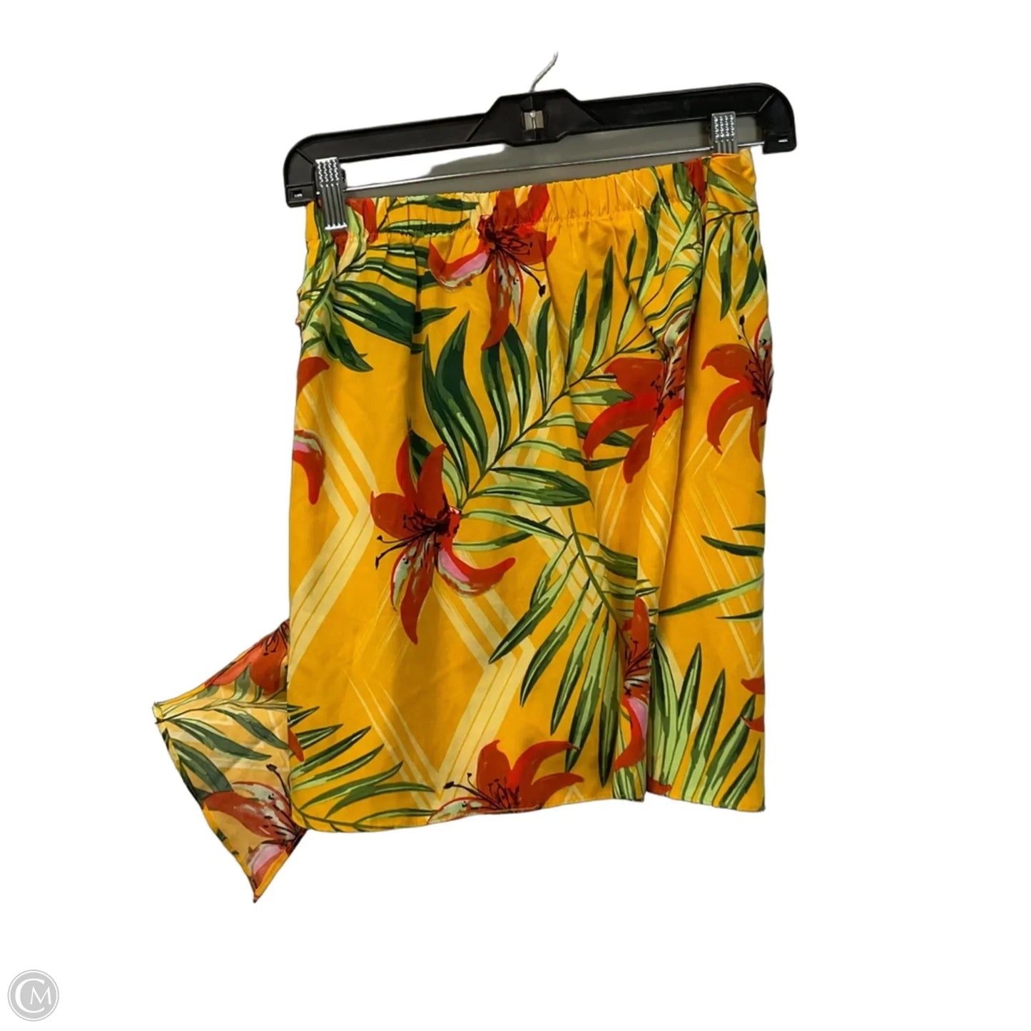 Skirt Mini & Short By Milk & Honey In Tropical Print, Size: M