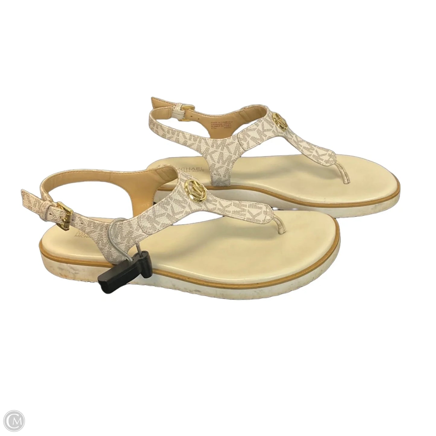 Sandals Designer By Michael Kors In White, Size: 8.5