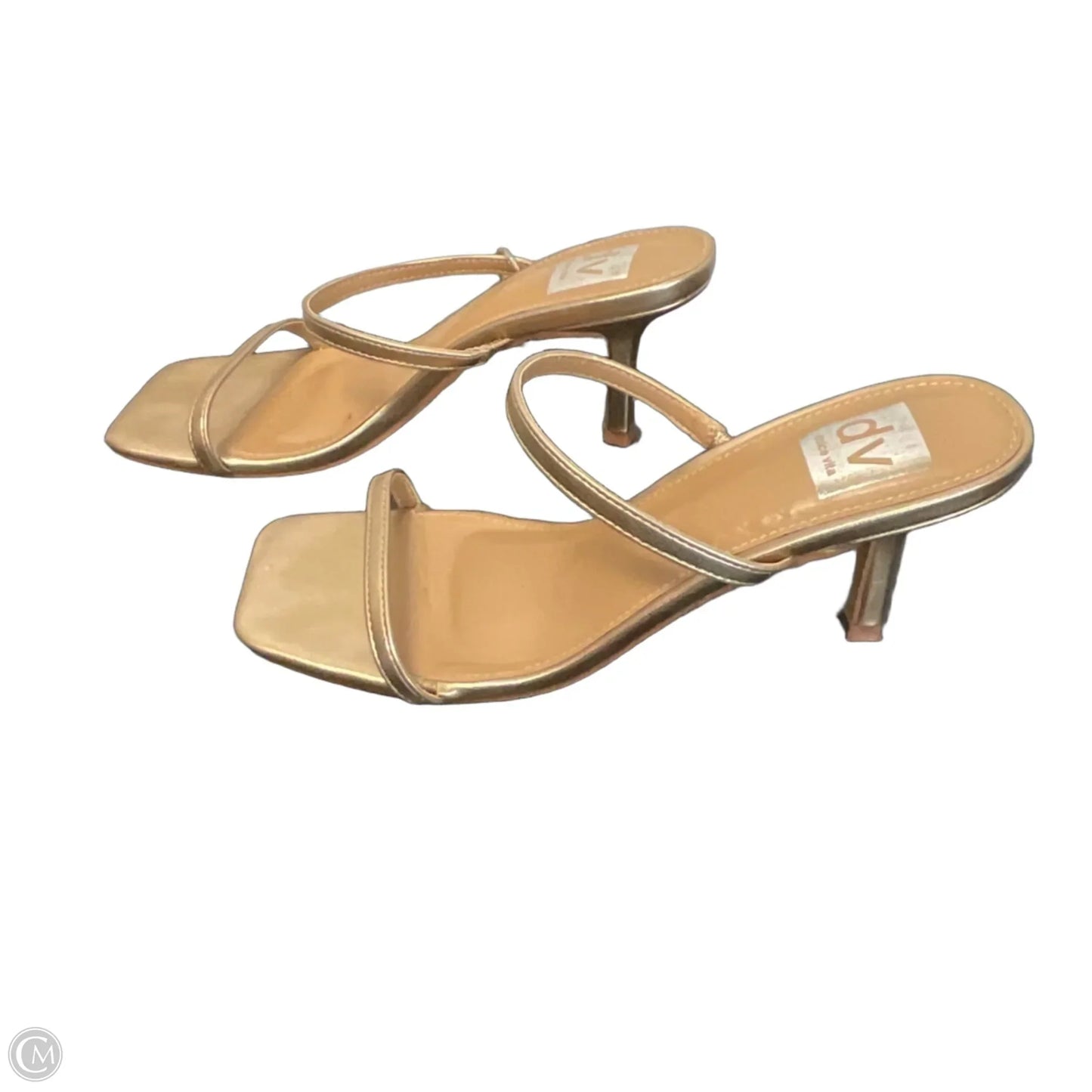 Sandals Heels Stiletto By Dolce Vita In Bronze, Size: 8
