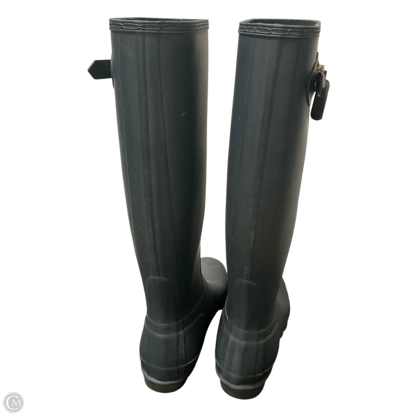 Boots Rain By Hunter In Blue, Size: 8