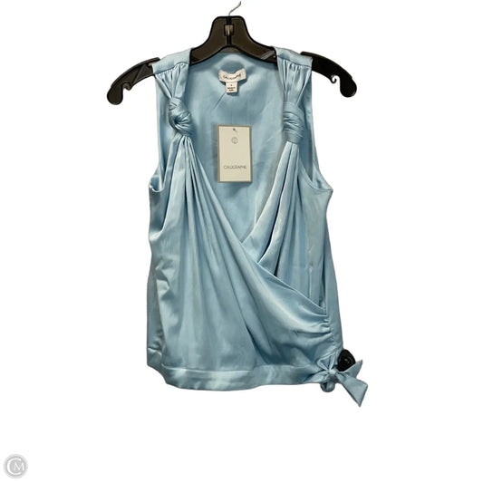 Top Sleeveless By Calligraphie In Blue, Size: S