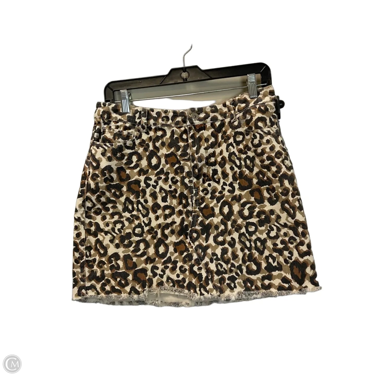 Skirt Mini & Short By Umgee In Animal Print, Size: M