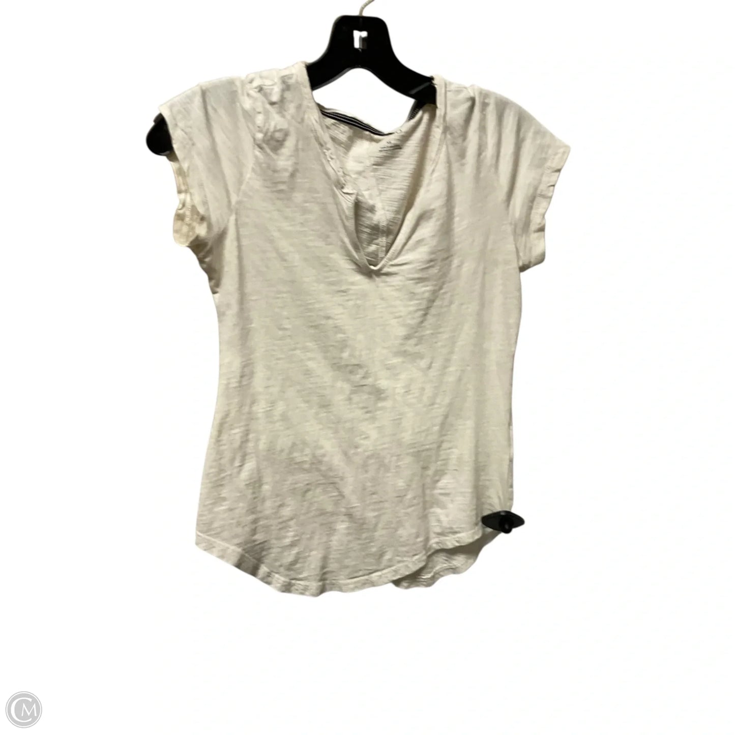 Top Short Sleeve Basic By Pilcro In White, Size: Xs