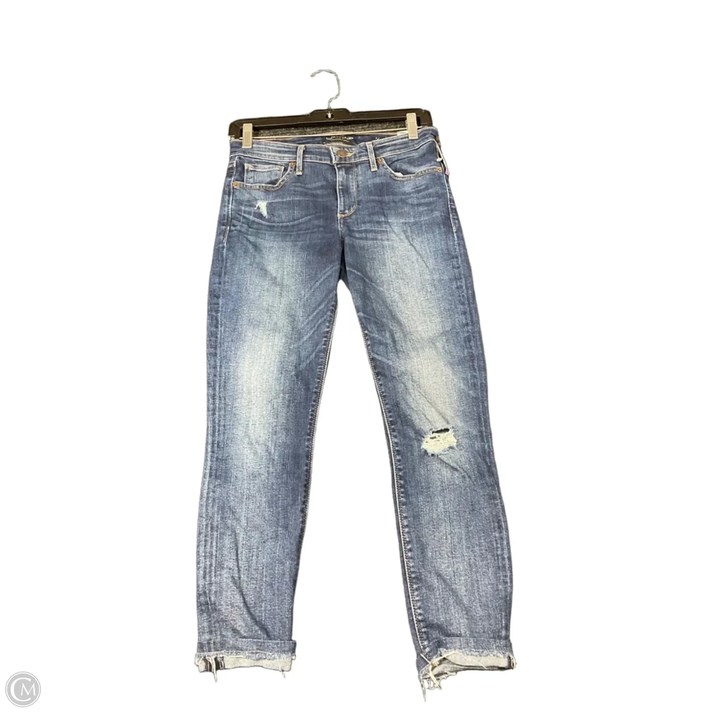 Jeans Skinny By Lucky Brand In Blue Denim, Size: 2