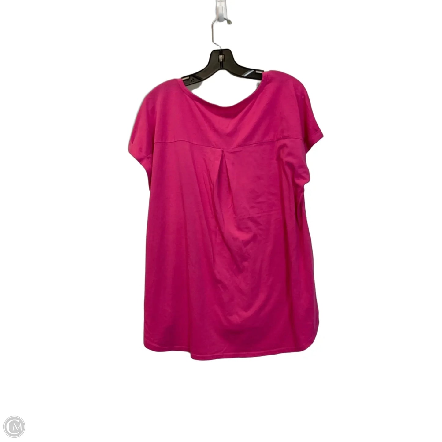 Top Short Sleeve Basic By Cato In Pink, Size: Xl