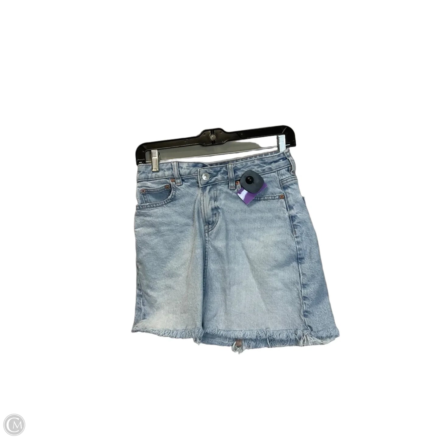Skirt Mini & Short By American Eagle In Blue Denim, Size: 0