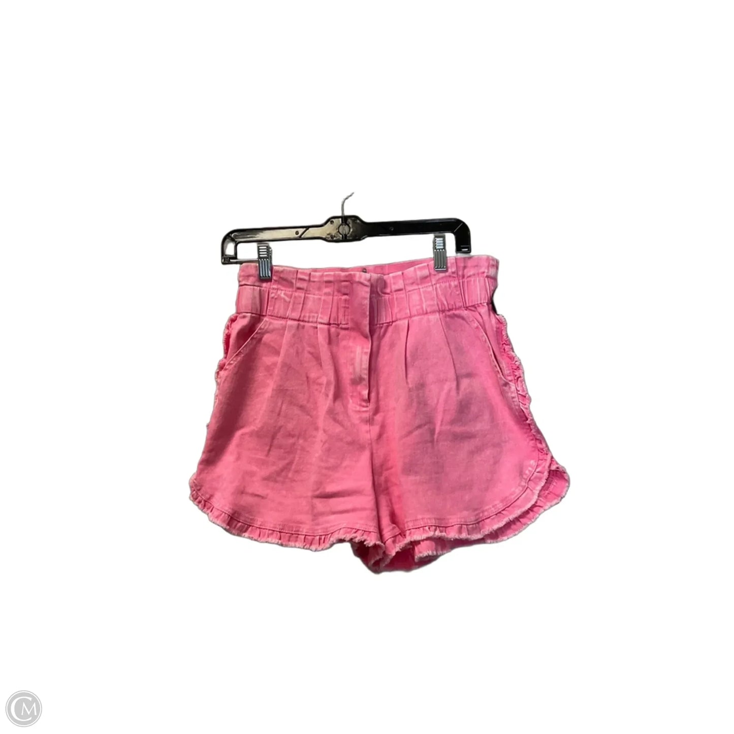 Shorts By Skies Are Blue In Pink Denim, Size: M